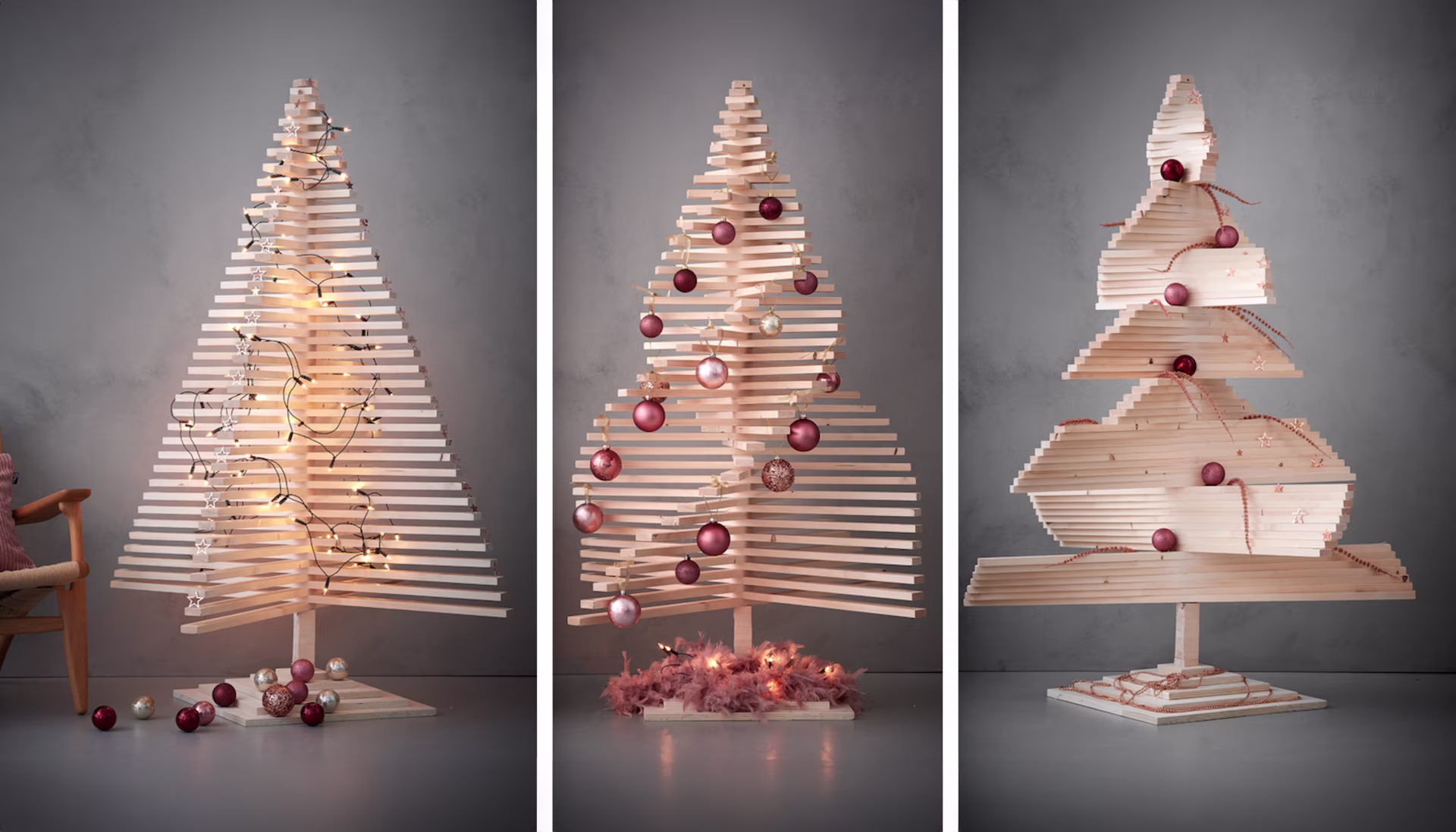 Fabriquer un sapin de Noël en bois en 3D  