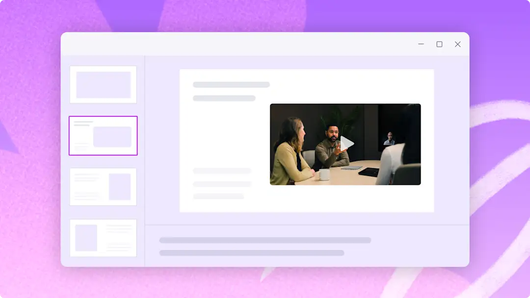 A user adding a video to Microsoft PowerPoint