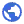 Blue world icon