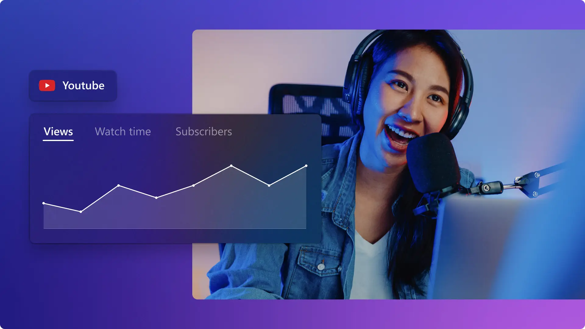 Obraz przedstawiający narzędzie YouTube Analytics.