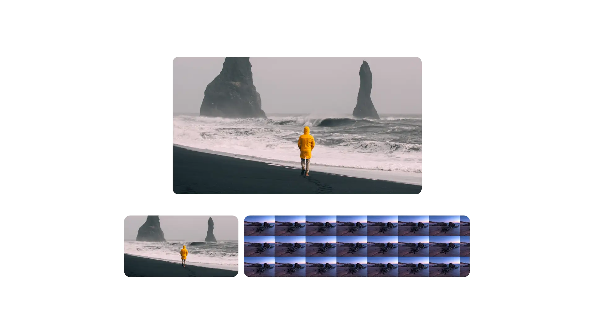 Arrange videos in the Clipchamp timeline to edit