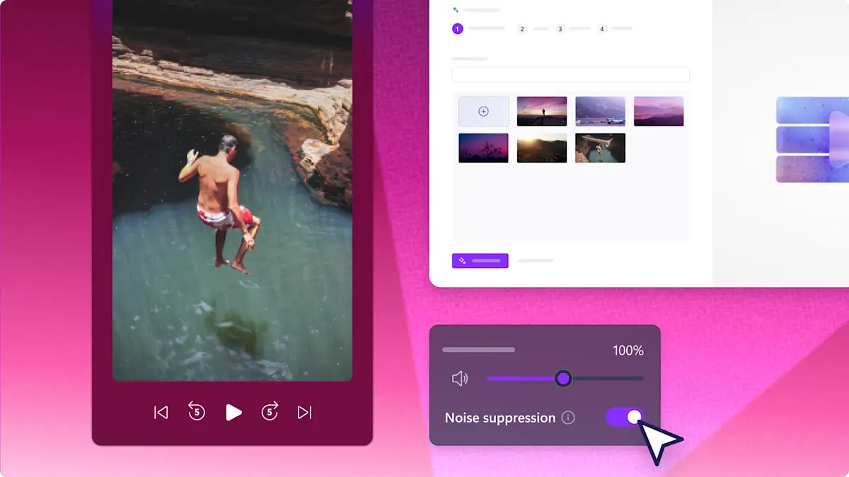 Un utilisateur retouchant une vidéo TikTok dans Clipchamp