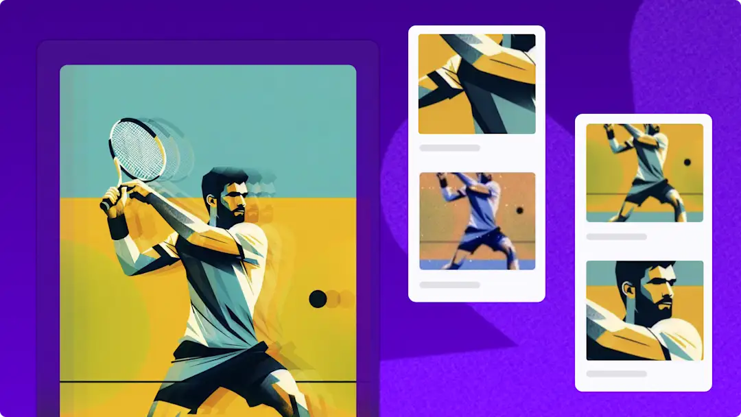 A user adding video effects to animate AI images from Microsoft Designer