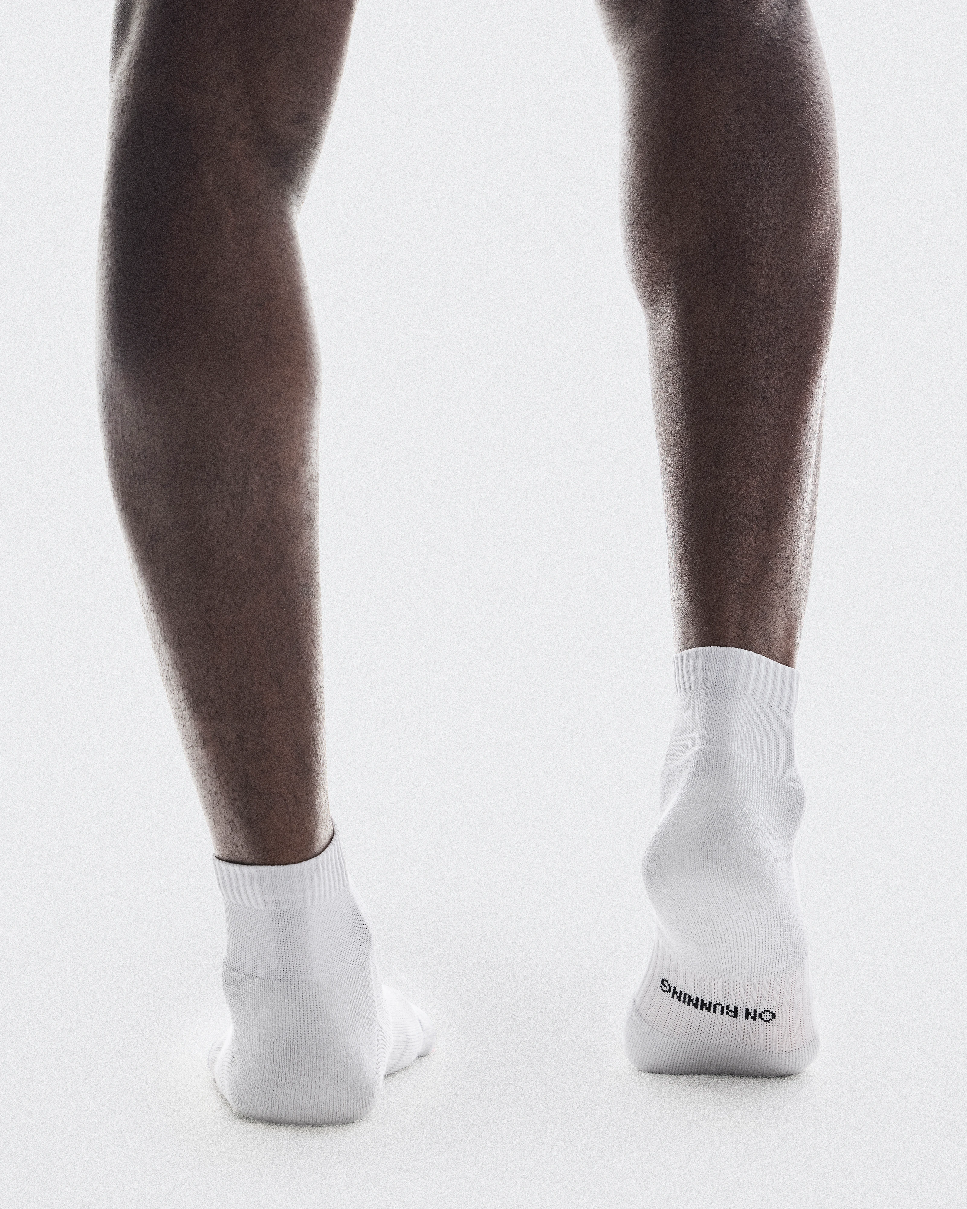 On Core Run Sock Mid 2P Glacier Unisex Socks