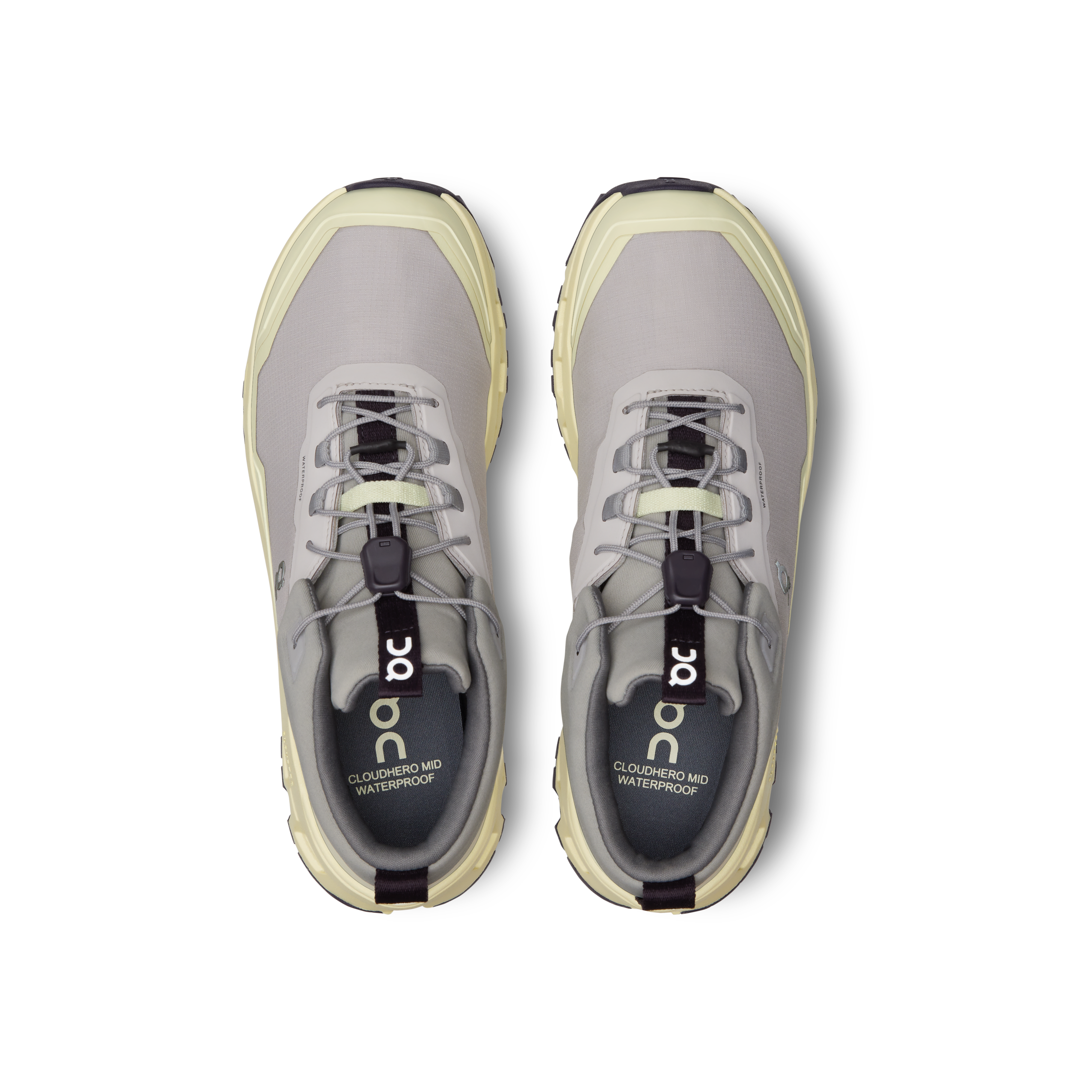 On Cloudhero Mid Waterproof Silver & Seedling Youth Active life Shoes