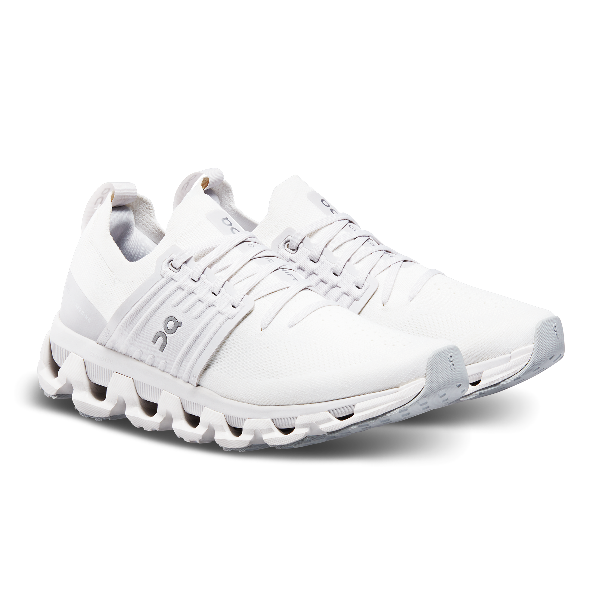 On Cloudswift 3 White & Frost Women Road running Shoes