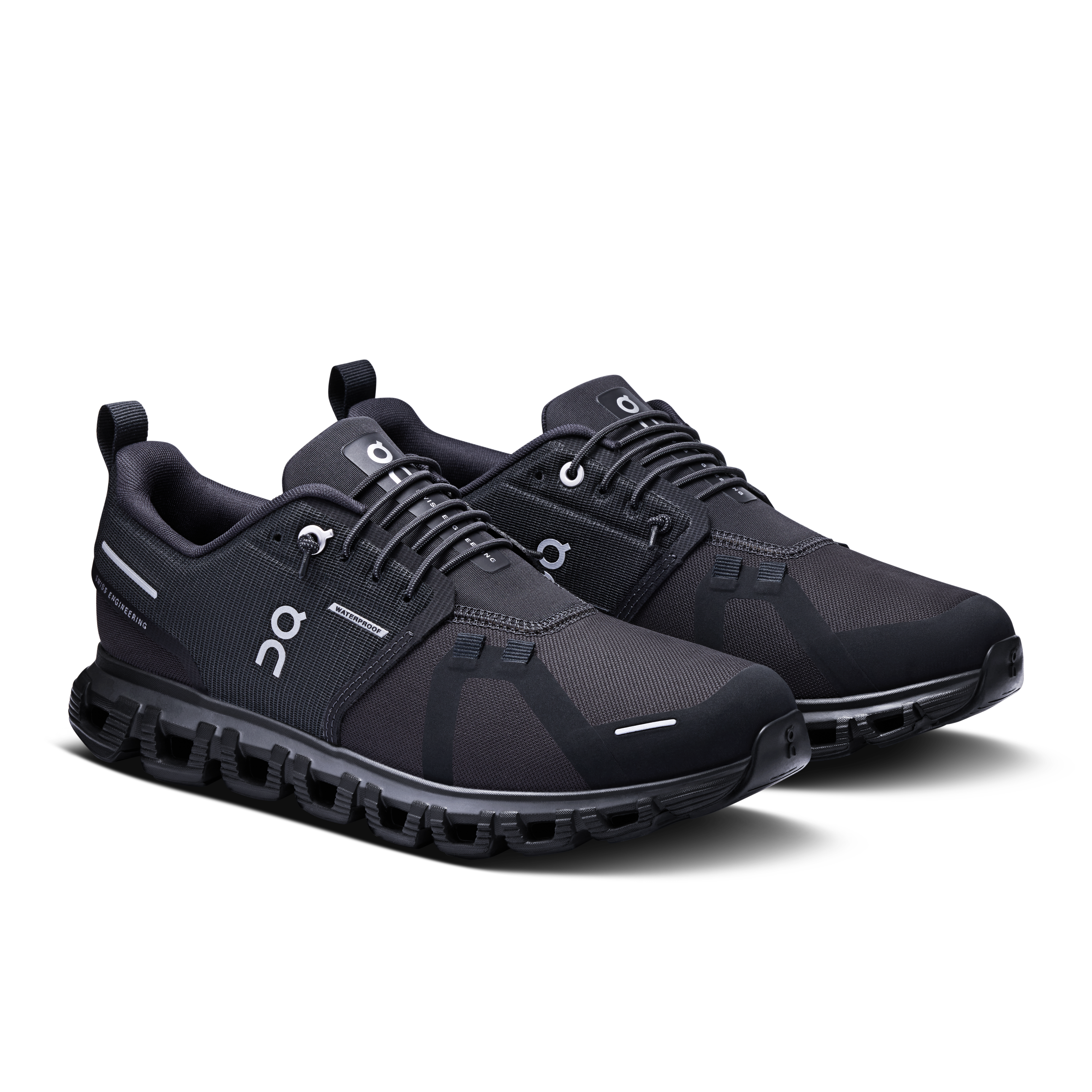 On Cloud 6 Waterproof Black & Black Women Active life Shoes