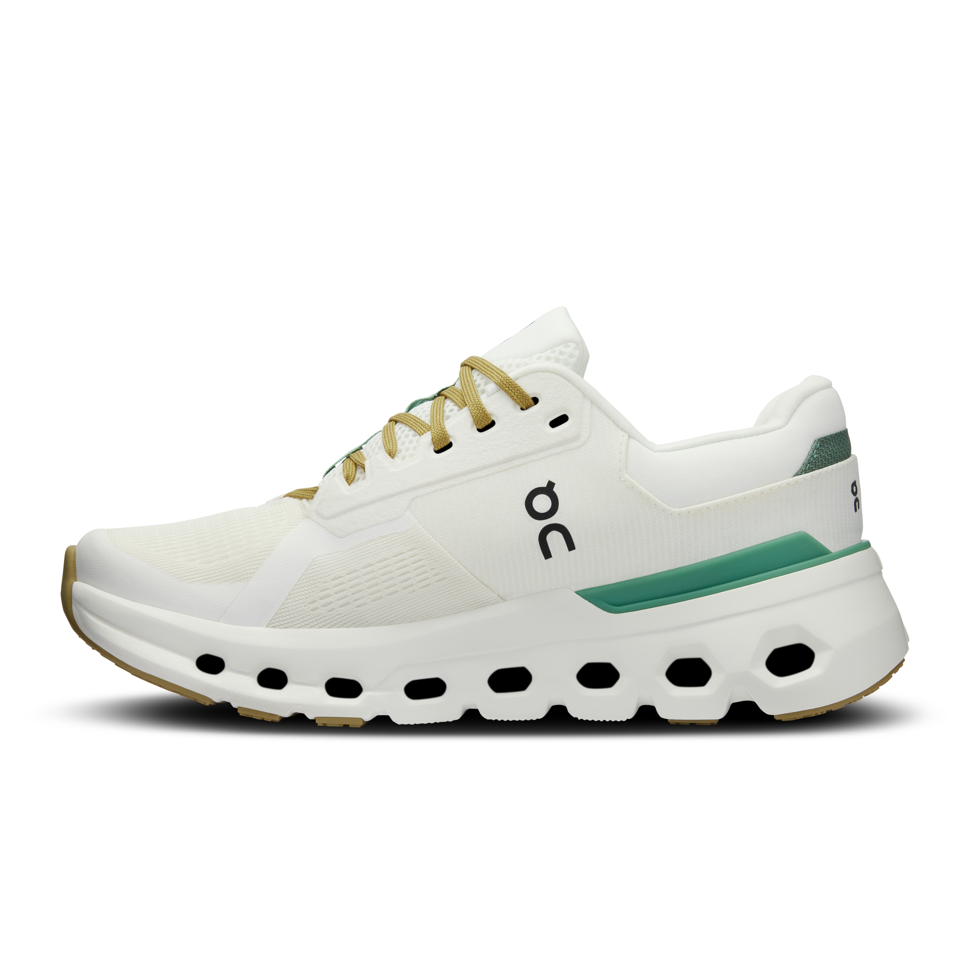 On Cloudrunner 2 White & Green Women Road running Shoes