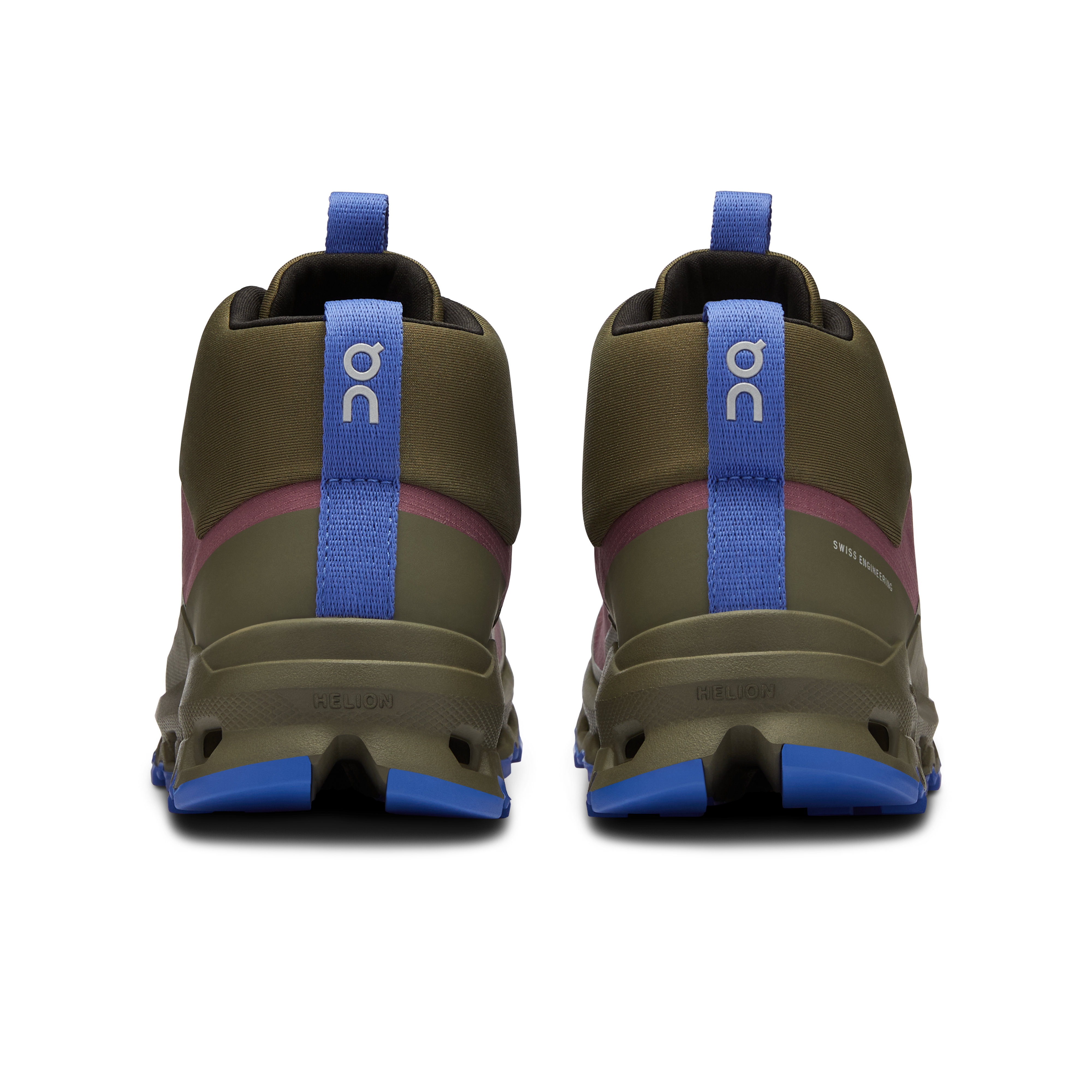 On Cloudhero Mid Waterproof Cherry & Olive Youth Active life Shoes