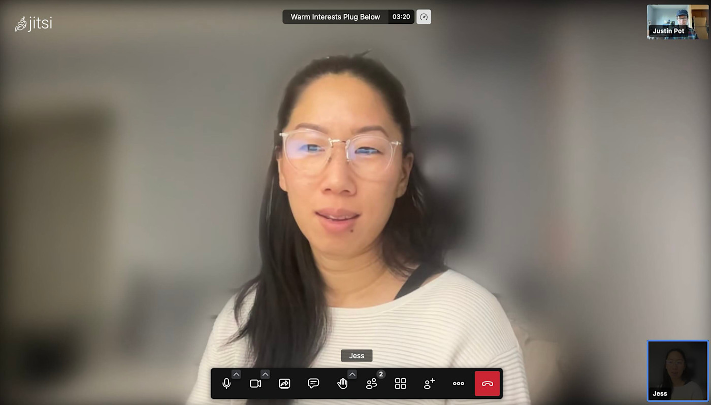 Jitsi, our pick for the best lightweight video conferencing option