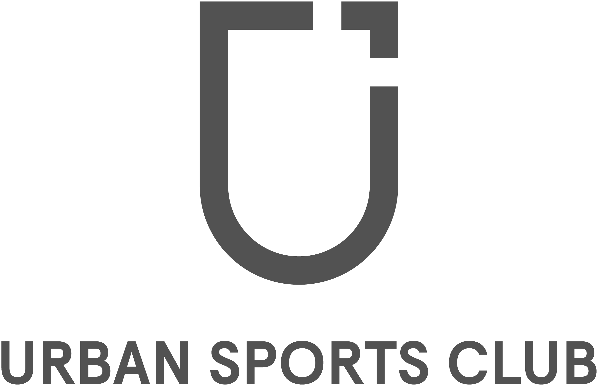 Urban Sports Club Logo Greyscale