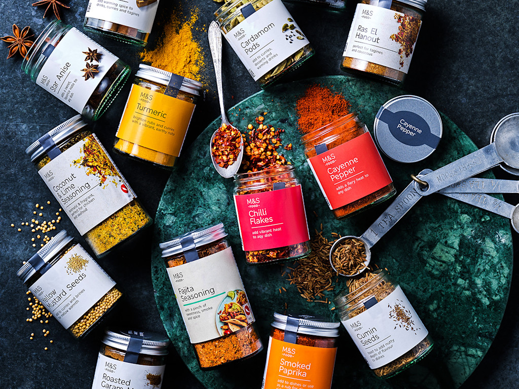 A selection of spices