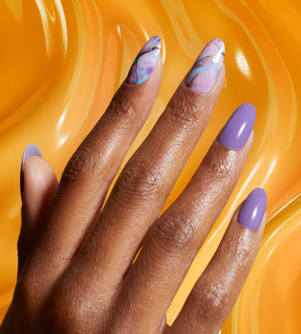 Marbel-ous! Marble Nail Art Look